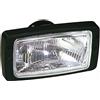 Ama Proiettore Anteriore per Trattori e Macchine Agricole - 184x102 mm, 3 Funzioni Luminose, Compatibile Hella