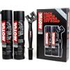 MOTUL + LAMPA KIT PULISCI E LUBRIFICA CATENE Chain Clean C1+C3 Chain Lube OFF Road + SPAZZOLA