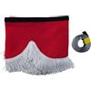 KRAM-TRUCK - Tenda per camion con nappe, parasole per camion, protezione solare per tutti i camion Maarken (rosso, bianco nappe)