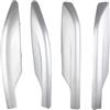 Hguvsjd Barre Portatutto Auto Per Nissan Per X-Trail T32 Per Rogue 2014~2021 Auto Portapacchi Copertura Bagagli Bar Cap Trim Rail End Borsette Plasitc Portapacchi(4pcs)