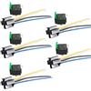 Mintice 5 X 12V 30A 12V Auto Relè 4Pin Veicolo Automobile Fusibile Relè Interruttore Elettrici Avviamento Pompa Fan Spst Filo Presa Corrente