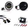Generico Fanale Faro Anteriore Led per Vespa 50 R L N Evok 6/12V 7000 Lumen COMPLETO