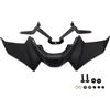Generico Moto Sport Downforce Naked Spoiler Anteriore Aerodinamico Ala Deflettore Per YAMAHA NUOVO MT-07 2021 2022 2023 MT07 21-23 Kit Protezioni MT 07 (Nero)