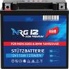 NRG PREMIUM Batteria auto 12Ah 12V AGM batteria A2115410001 e 61217586977 di backup di supporto ausiliaria EK131 AUX14