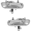 EASYSHOP24H Set 2 Faro Fanalino Anteriore Compatibile Per Panda dal 2012 Gruppo Ottico Luce Diurna
