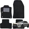 W-Parts SERIE 4 TAPPETI - TAPPETINI IN MOQUETTE NERI PER DS 4 II dal 2021 in poi