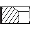 Mahle Original 009 41 N0 Set anelli elastici pistone