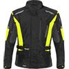 Germot Aron impermeabile Bambini Moto Giacca Tessile, nero/neon, 152