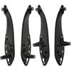 IUKMRT Auto Maniglia Interna Per BMW Serie 3 4 F30 F80 F31 F32 F33 F34 F35 F36 318i 320i 328i 330 4PCS Set Maniglia Per Porta Interna Auto All'interno Pannello Di Rivestimento Maniglia Interne Porta Auto(Ner