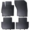 IMJ-Global Tappetini Auto Gomma beeLine su Misura Compatibili con Mitsubishi ASX I 2010-2022, Set Completo di Tappeti Auto per Migliorare Look e Sportività, Tappetino Premium in TPE Durevole