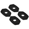 ZIEGER 10002489 - Adattatore per piastre a LED per moto, mini frecce, montaggio Spacer Kawasaki Z 650 / Z 800 / Z 900 / Z 1000 / ER-6 N/F Versys X 250/300