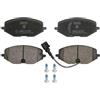 ABE Kit pastiglie freni Anteriore Con contatto segnalazione usura C1W086ABE Compatibilità con VW Golf 8 Hatchback CD1 Golf 8 Variant CG5, AUDI A3 Sportback 8YA, SKODA Octavia IV Combi NX5, SEAT