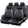 RQLCS Auto Coprisedili per Toyota Auris 2013-2018, Set Completo Copri Sedili Anteriore E Posteriore Copri-Sedile Impermeabili Accessori,C-Grey