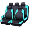 VENBER Set completo coprisedili auto in pelle, per Kia Sportage 2016-2021 protezioni sedili posteriori Set completo di accessori interni auto stagioni,E