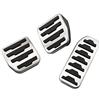 QiaoJun Pedaliera Per Auto,Copripedali Auto Pedaling Pedals Pedali per auto Adatta per uso per Land Rover Discovery Sport Fit Uso per la gamma Rover Evoque Pedal Pedal Fit Uso per Jaguar F-Pace XE XF. (Color