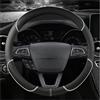 DUDUYANG Coprivolanti Per Auto Per Ford Per Fiesta Per MK7 2000-2006 2007 2008 2009 2010 2011 2012 2013 2014 2015 2016 2017 2018 2019 2020 Coprivolante Copri Volante (Size : WHITE O SHAPE)