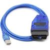 PARANNIC OBD2 KKL 409.1 for VCDS USB Cable for VAG, for VW, for Audi, for Seat, for Volkswagen and for Skoda Vehicles from 1996 to 2009, OBD Car ECU Scan Tool to USB Cable for Windows XP Diagnostic Scanner