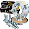 IGP IL GOMMISTA PROFESSIONISTA IGP 2 Distanziali Ruote 20 mm Compatibili Con Peugeot 307 CC dal 03 al 2013-308 4 fori dal 2007 al 2013-2008 3008 5008 dal 2012 > - 1007 type K - Partner dal 2003 > + bulloni Piatti con Rondella OEM