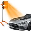 Chensyo Essiccatore Per Pittura A Infrared con Ghiera E Colonna Lampada Da Pittura A Infrared 2000W Riscaldamento A Infrarossi per Cabine Pittura Automobile Riparazione Corpo