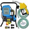AMUR Pompa Travaso Gasolio Diesel Profi 600-4 230V - Rifornimento Olio Carburante Con Tubo, Pistola e Accessori Di Alta Qualità