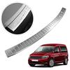 Chromemaster | Protezione paraurti Posteriore | Compatibile con VW Caddy 2015-2020 | Acciaio INOX lucido/cromato | Protezione paraurti protegge la vernice del paraurti dai graffi