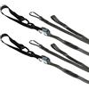 RFX FXTD 30000 55BK serie Race - Coppia di corde di ancoraggio per moto, colore: grigio