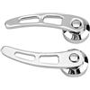 ANGGREK 2 Pezzi Maniglia per Portiera Auto Set di Manovelle per Finestra Vintage Placcatura in Ferro Accessorio Classico per Veicoli per Hot Rods
