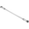 A ABSOPRO Sterzo Cravatta Asta M8 238mm 9.37 Inox Acciaio Argento Tono