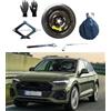 D'ANGELO 1988 Kit Ruotino di Scorta 18 compatibile con Q5/Q5 Sportback con Cric, Chiave, Guanti e Sacca