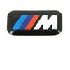 BMW Adesivo con logo M, Nero, Metallo, Acrilico, Vinile, Cromo, ABS, PVC, Universale, Auto, Anteriore, Emblema