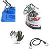 MOTO SPORT MONDO COMPATIBILE CON Kia Sportage (Rails) 5p (10-15) PORTABICI POSTERIORE PER AUTO IN ALLUMINIO PER 3 BICI PORTA BICICLETTE PER AUTO RETRO CON REGOLAZIONI CARICO MAX 45KG
