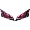 QOPUYNH adesivo serbatoio Faro Del Motociclo Decorazione Protezione Della Luce Della Testa Decal Per CBR 600 RR CBR 600RR 2003-2006