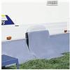 Berger - Telo protettivo per ruote di Camper e caravan - Copertura antivento, grembiule ruote - protezione per roulotte, skirting antivento - grigio - 75x75cm