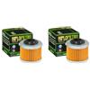 DB PARTS Set di 2 filtri olio compatibili con Aprilia 125 Scarabeo ie Light (RBL) 2011 2012 2013