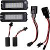 Jandra 2PZ Lampade un Luce Targa un 12 Led per Golf 4 5 6 7 Luci Targa Accessori Esterni