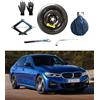 D'ANGELO 1988 Kit Ruotino di Scorta 18 compatibile con Bmw Serie 1 F40 (da 2020), Serie 1 F70 (da 2024), Serie 3 G20 G21, (2020-present) con Cric, Chiave e sacca
