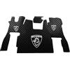KRAM-TRUCK KRAMTRUCK - Tappetini compatibili con Scania S dal 2017 - Tappetini in gomma per auto - Adatto per tappetini auto Scania - Tappeti auto - Sedile fisso passeggero (nero)