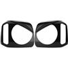 Zohisin 2 Pezzi Copertura Fanale Anteriore Suzuki Jimny 2007‑2017, Decorazione ABS Nera per Faro Front Headlight Cover Trim Auto Protezione e Styling Elegante