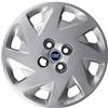 Rixto Kit di 4 copricerchi adattabili - per FIAT PUNTO VAN SSX / 600 / SOUND 2002> (LOGO BLU) - diametro 13 - non originali