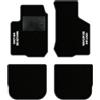 QUEMAR Tappetini Auto compatibili con Audi A3 8L 1996-2003 / Kit Tappeti in Moquette e Gomma su Misura (Set 2 Anteriori + 2 Posteriori)/ Ricami e Colori Personalizzati (Bordo Antracite, 2 Ricami)