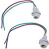01 02 015 Portalampada per targa, presa T10 Plug and Play per luce di posizione 12V-24V resistente al calore per scooter per 2827 904 906 912 921 W5W per motocicli