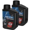 Generico Nils Duo Synt 2T Olio Motore Miscela Scooter e Moto Full Sintetico 2LT