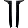 Asudaro 2 Pezzi Spoiler Laterale Per Finestrino Posteriore, Spoiler Sul Tetto Dell'ala Laterale Posteriore Spoiler Alettone E Coda Spoiler Auto Accessori Compatibile con Golf 6 MK6 /GTR/GTD 2008-2013