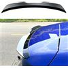 UHMMHBGR Spoiler Auto per Fiat Panda II (169) Hatchback 2003 2004 2005 2006 2007 2008 2009 2010 2011 2012, Alettone Tetto Posteriore Ala AntiGraffio Accessori Auto,Matt-Black