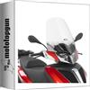 MOTOTOPGUN givi parabrezza trasparente d5600st compatibile con piaggio mp3 yourban 125-300 2011 2012 2013 2014 2015 2016 2017 2018 MOTOTOPGUN