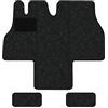 Alpha-Tex Produktions- und Handels GmbH Tappetini adatti per Fiat Ducato Tipo 230 2-Sitzer (Costruzione 1994-2002), Robust antracite | 1 pz.+ 2 tappetini | Bordo nero
