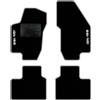 QUEMAR Tappetini Auto per Alfa Romeo 156, Bordo Perla, 2 Ricami | 1997-2007 / Kit Tappeti Moquette e Gomma su Misura / Set 2 Anteriori + 2 Posteriori / Ricami e Colori Personalizzati
