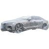 iSpchen Coperture Per Auto Usa e Getta,Telo Copriauto Trasparente Copertura Protettiva Per Auto Impermeabile Antipolvere Coperture Complete Per Automobili,Telo Macchina Con Fascia Elastica