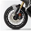 IVER adesivi cerchi moto compatibile con honda xadv x-adv 750 (rosso)