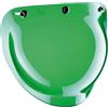 CARAMBAShop Bandit Helmets - Schermo a bolla per casco jet - Visiera a 3 punti con protezione UV e antigraffio - stile vintage JETVISI (verde)